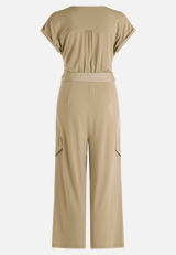 Jumpsuit mit Eingrifftaschen / Rückseite