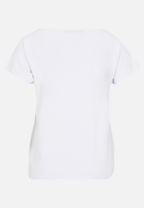 Basic Shirt mit U-Boot-Ausschnitt / Rückseite
