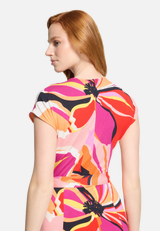 Jerseykleid mit Blumenprint / Detailbild