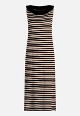 Strickkleid  mit Streifen  / Vorderseite