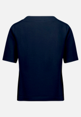 Sweatshirt  kurzarm mit Tunnelzug / Rückseite
