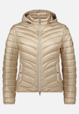 Outdoorjacke mit abnehmbarer Kapuze / Vorderseite