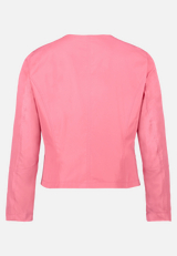 Bikerjacke mit Reißverschluss / Rückseite
