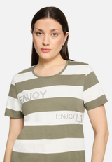 Ringelshirt mit Tunnelzug / Detailbild
