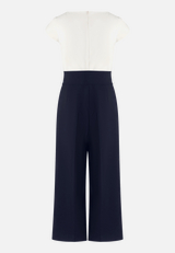 Jumpsuit mit Eingrifftaschen / Rückseite
