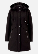 Outdoorjacke mit abnehmbarer Kapuze / Vorderseite