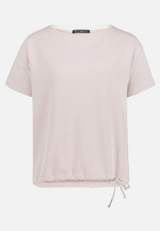 T-Shirt  strukturiert mit Bindedetail  / Vorderseite