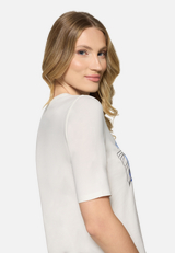 Basic Shirt mit Placement / Detailbild