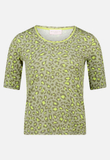 Basic Shirt mit Rippenstruktur / Vorderseite