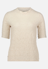 Strukturshirt mit Stehkragen / Vorderseite