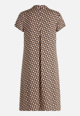 Blusenkleid mit grafischem Muster  / Rückseite