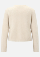 Casual-Strickjacke mit Knopfleiste / Rückseite