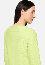 Casual-Shirt mit Rippenstruktur / Detailbild