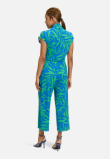Jumpsuit mit Eingrifftaschen / Modellfoto Rückseite