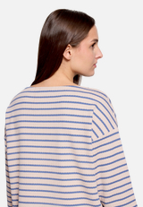 Oversized-Shirt  mit Streifen  / Detailbild