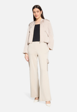 Blouson mit 3/4 Arm / Modellfoto Vorderseite (Outfit)