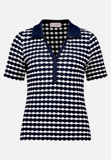 Poloshirt mit Struktur / Vorderseite