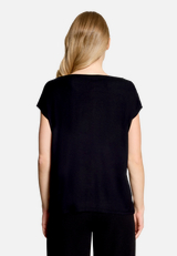 Shirt  mit Print und Rundhalsausschnitt  / Modellfoto Rückseite