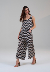 Jumpsuit mit Zickzack-Muster / Imagebild