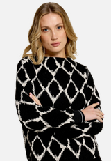 Sweatshirt mit Rippbündchen / Detailbild