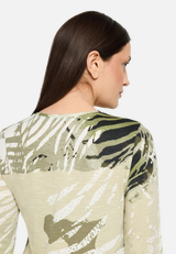 Basic Shirt mit Print / Detailbild