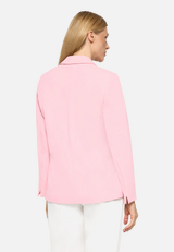 Longblazer mit Reverskragen / Modellfoto Rückseite