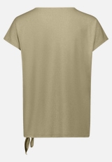 Halbarm-Shirt mit Schleifenknoten / Rückseite