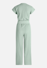 Jumpsuit mit Bindegürtel / Rückseite