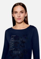 Print-Shirt  3/4 Arm mit Tunnelzug / Detailbild