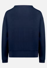Sweatshirt mit Stehkragen / Rückseite