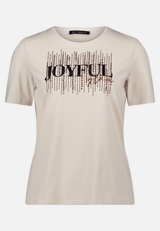 Basic Shirt mit Placement / Vorderseite