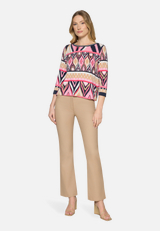 Casual-Shirt mit Tunnelzug / Modellfoto Vorderseite (Outfit)