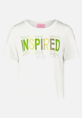 Basic Shirt mit Aufdruck / Vorderseite