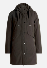 Outdoorjacke mit abnehmbarer Kapuze / Vorderseite