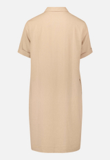 Leinenkleid mit Knopfleiste / Rückseite
