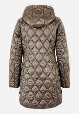 Outdoorjacke mit abnehmbarer Kapuze / Rückseite