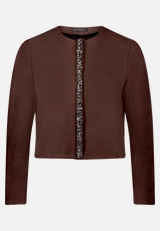 Blazer-Jacke mit aufgesetzten Taschen / Vorderseite