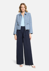 Blazer-Jacke langarm / Modellfoto Vorderseite (Outfit)