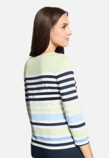 Basic Shirt mit U-Boot-Ausschnitt / Detailbild
