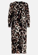 Plisseekleid langarm / Vorderseite