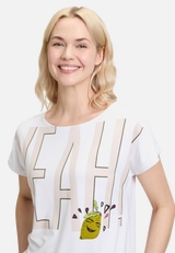 Basic Shirt mit U-Boot-Ausschnitt / Detailbild