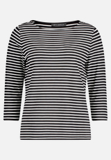 Basic Shirt mit Ringel / Vorderseite