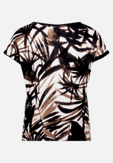 Printshirt mit Ärmelaufschlag / Rückseite