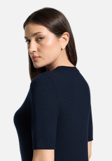 Basic-Pullover kurzarm / Detailbild