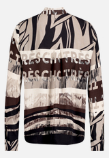 Hemdbluse mit Schmucksteinen / Rückseite
