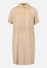 Leinenkleid mit Knopfleiste / Vorderseite