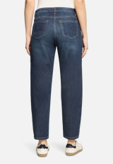 Casual-Hose unifarben / Modellfoto Rückseite