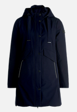Outdoorjacke mit abnehmbarer Kapuze / Vorderseite