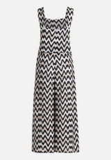 Jumpsuit mit Zickzack-Muster / Rückseite