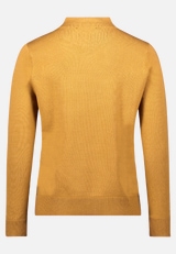 Basic-Strickpullover mit Stehkragen / Rückseite